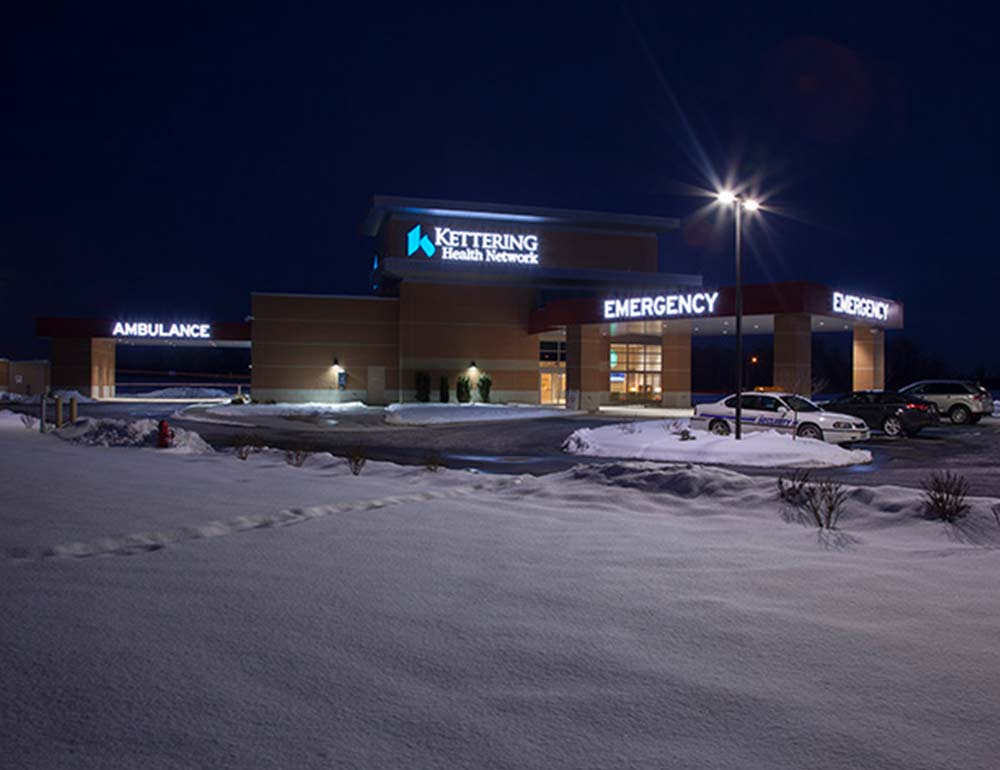 Franklin Emergency Department at Night
